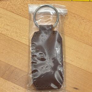 Saddleback Brown Leather Keychain